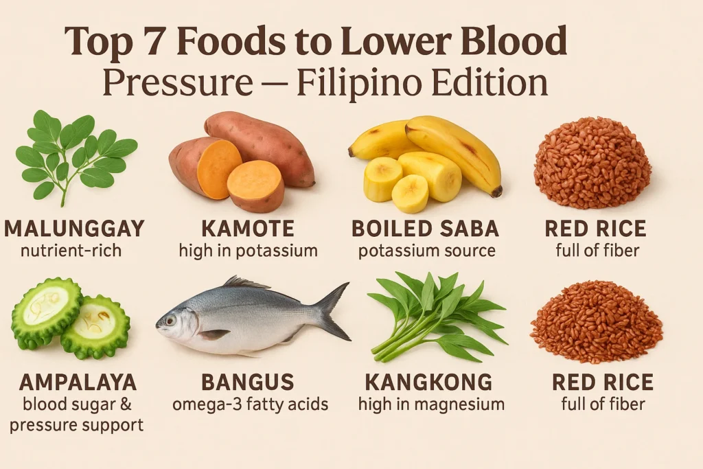 foods to lower blood pressure in the Philippines
