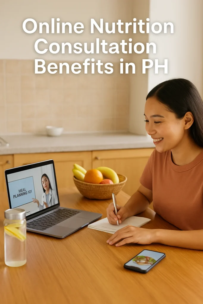 online nutrition consultation benefits in PH