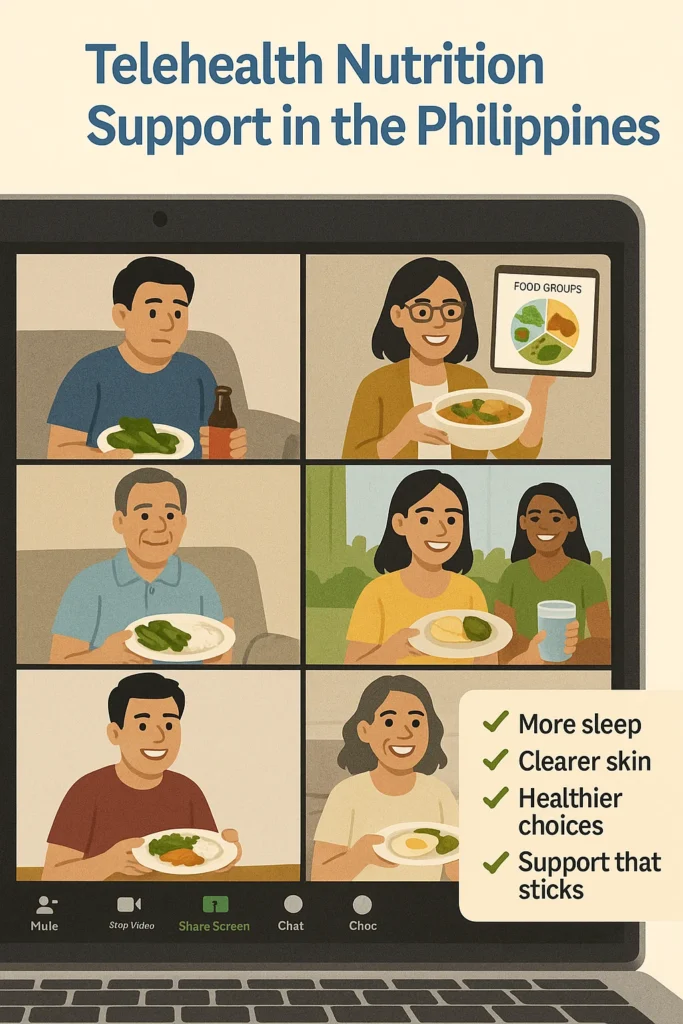 online nutrition consultation benefits in PH